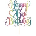 thumbnail image 2 of Topper para pastel LVEUD Feliz 6.º Cumpleaños con brillo, 2 of 7