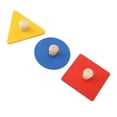 thumbnail image 1 of Rompecabezas Geometría Juguete Educativo 3 Colores Madera Fácil de Jugar Inodoro Bebé Rompecabezas Juguete para Regalo para Niños Mayores de 36 Meses ANGGREK Otros, 1 of 8