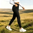 thumbnail image 4 of MXUIKV Jeans Pants for Women Stretchy Slim Fitted High Waist Casual Daily Wear Trousers with Pockets(Large,Black), 4 of 5