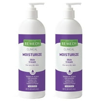Medline Remedy Clinical Skin Cream, Vanilla Scented, 16 oz (2 Pack), Moisturizing Face & Body Cream