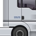 thumbnail image 2 of 2 Pack - Driver Using Electronic Vinyl Decal Electronic Logging Device Sticker E-Log Electronic Driver Logs Decal for Commercial Semi Truck & Bus Drivers - Many Colors & Sizes (11" x 3", Blue), 2 of 8