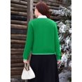 thumbnail image 4 of BeautyIn Women Cardigans Button Down Knitted Sweater Winter Versatile Coat, 4 of 4