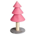thumbnail image 3 of ZephyPaws 32in Christmas Tree Cat Scratching Post,Natural Sisal Rope Cat Tower to Satisfy Cats’ Claw Instincts,Christmas Decor Sisal Rope Cat Toys for Kitty and Adult Cats,Pink, 3 of 8