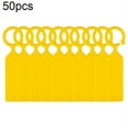 thumbnail image 1 of 50Pcs Plastic Hanging Plant Tags Nursery Garden Label Pot Marker Ring Buckle, 1 of 8