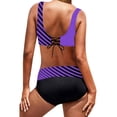thumbnail image 4 of YDLCAFD Easter Womens Bottoms Bikini Suit Prints Bathing Swimsuit Bikinis Set, 4 of 7
