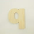 thumbnail image 1 of Package of 1, 6 Inch X 3/4" Thickness Baltic Birch Wood Letter q in The Arial Font, Thick, Lower Case for Art & Craft Project, Made in USA, 1 of 4