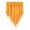 Orange, variant on Curtain Drapery Solid Color Finished Curtain for Bedroom and Kitchen 51x24 Half Length Window Screen Triangle Design Easy Care Free,60 cm×130 cm,Purple