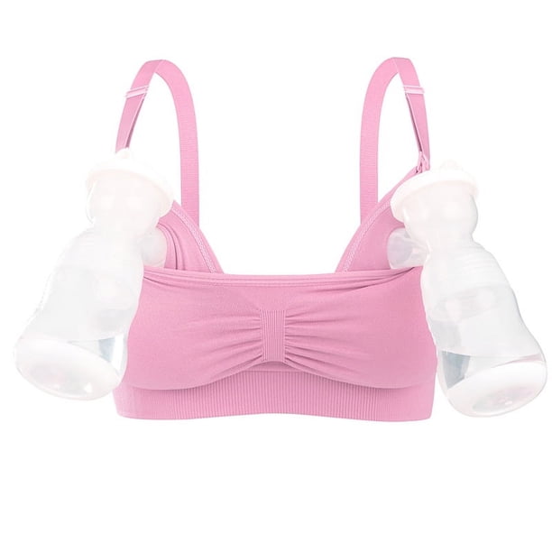 Ropa interior para amamantar sin manos, sujetador para lactancia sin aro de acero, corsé para mujeres embarazadas