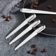 thumbnail image 2 of Juego de 10 cucharillas pequeñas planas de acero inoxidable, 2 of 4