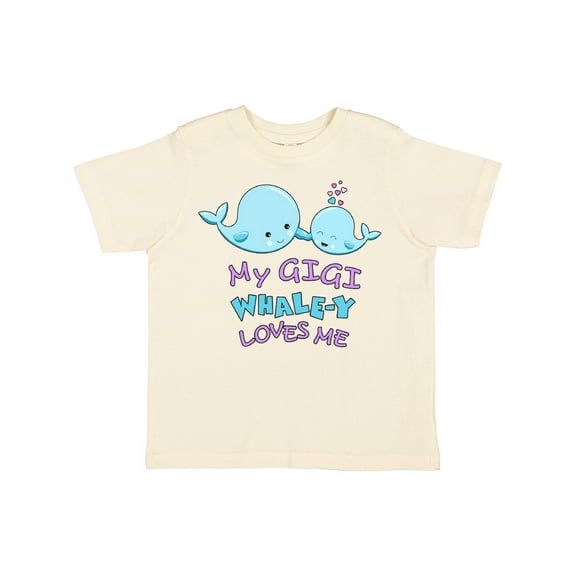 Inktastic My Gigi Whale-y Loves Me Boys or Girls Toddler T-Shirt