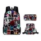 thumbnail image 3 of Roblox-Bolso escolar con cremallera para mujer, mochila de hombro, estuche para lápices, conjunto de tres piezas, 3 of 4