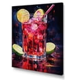 thumbnail image 2 of Designart "Carnival Glass For Cuba Libre II" Cocktails Wall Art Prints, 2 of 7