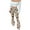 Beige-F, variant on Women's Vintage Flare Pants Elastic High Waist Leopard Print Slim Trousers Stretch Casual Stylish Y2K Outfits (XL, Khaki)