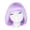 Light Purple, variant on Dark Purple Short Straight Bob Wig With Bangs For Daily Party Anime Costume