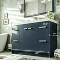 thumbnail image 6 of Eviva Lugano 48" Gray Modern Bathroom Vanity with White Integrated Acrylic Sink, 6 of 7