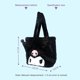 thumbnail image 3 of Sanrio-Bolso de hombro de felpa My Melody, bandolera de felpa, mochila Kuromi, bolsa de cosméticos de dibujos animados, juguete de regalo de cumpleaños para niña, Cinnamoroll, 3 of 4