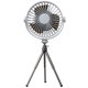 thumbnail image 1 of Mini ventilador con rotación de 360° y luz LED USB con control remoto, 1 of 5