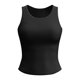 thumbnail image 3 of Tops de Yoga para Mujeres Manga Corta Cuello Redondo Deportes Elásticos, Top Ajustado para Primavera Verano Y Otoño, 3 of 5