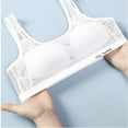 thumbnail image 6 of LYMAYTER 12-15Y Kids Seamless Training Bras Girls Soft Cotton Breathable Mesh Bra Racerback Fixed Pads‌, 6 of 8