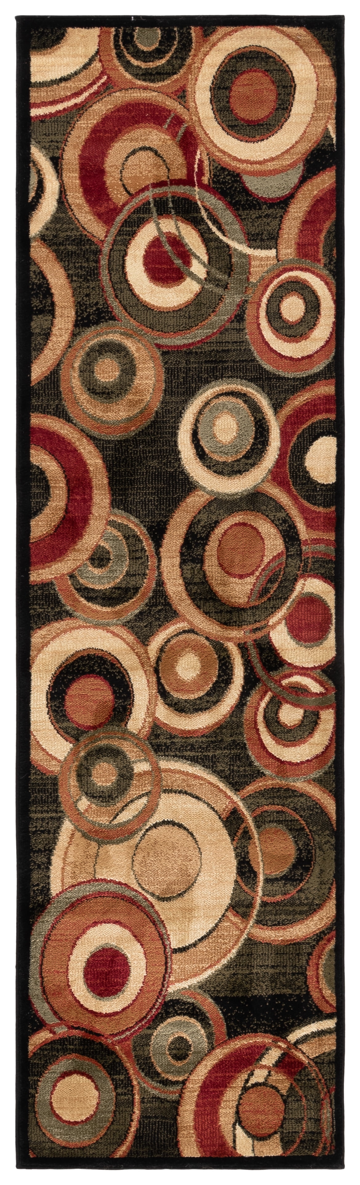 Safavieh Lyndhurst Josh Geometric Runner Rug, Black/Multi, 2'3" x 6'