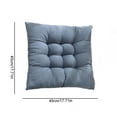 thumbnail image 2 of Fmbmuo Breathable Seat Cushion Square Fade-Resistant Cloth for Office Chair, Non-Slip Gray Modern Chair Cushions 18"x 18", 2 of 5
