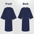 thumbnail image 3 of Conairie Unisex Graduation Cap and Gown Set with Tassel for College High School Honor Cord Graduation Outfits Navy 45, 3 of 4
