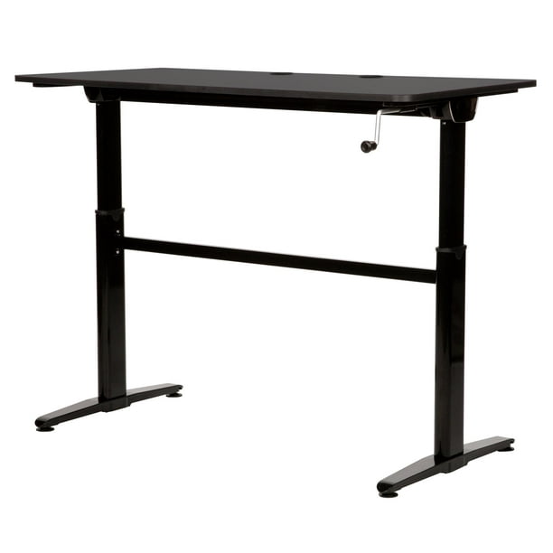 CoolLiving Adjustable Height Stand Desk, Durable Aluminum Frame