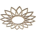 thumbnail image 2 of Ekena Millwork 18"OD x 6 1/4"ID x 3/8"T Daisy Wood Fretwork Pierced Ceiling Medallion, Red Oak, 2 of 3