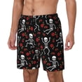 thumbnail image 1 of Saiise Skeleton with Roses for Mens Swimming Trunks Swim Trunks Quick Dry Swim Shorts with Mesh Lining Funny Swimwear Bathing Suits-Small, 1 of 6