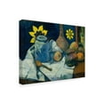 thumbnail image 2 of Trademark Fine Art 'With Teapot And Fruit' Canvas Art by Paul Gauguin, 2 of 2