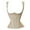 F, variant on Waist Trainer Corset Body Shaping Vest with Zipper Buckle and Fishbone Support for Posture Correction