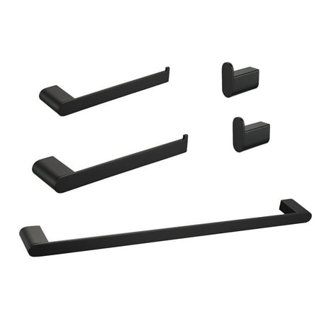 Matte Black Finish Hardware – Sturdy & Smooth Edges – Wall – Mount in Different Spaces – Organize Home
