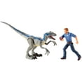 thumbnail image 3 of Jurassic World Story Pack Velociraptor "Blue" & Owen Action Figure Set, 3 of 6