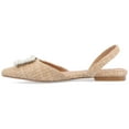 thumbnail image 3 of Journee Womens Hannae Sling Back Pointed Toe Flats, Widths Available, 3 of 9