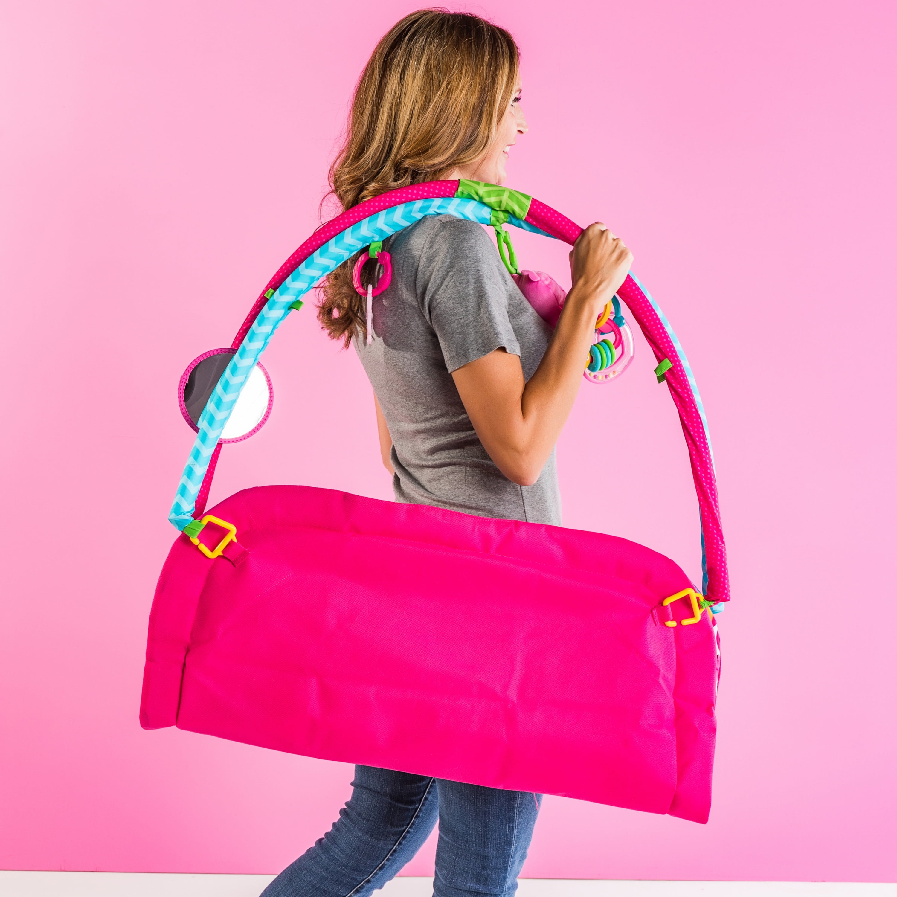 bright starts charming chirps activity gym