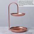 thumbnail image 4 of Multifunctional Serving Platter Double Cake Rack Jewelry Rack Storage Tray Home Dec Dessert Rack Ca, 4 of 5