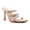 NUDE, variant on COM STAR Women’s High Heel Sandals Strappy Square Toe Stiletto Heels Open Toe Dress Shoes Adjustable Buckle Heels for Party Wedding Evenin