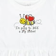 thumbnail image 4 of Inktastic Bee Future Big Sister Girls Baby Dress, 4 of 5