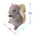 thumbnail image 3 of Tope de puerta de peluche ardilla Elements 25 cm, 3 of 3