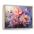 thumbnail image 2 of Designart "Enchanting Sunset Peonies" Peonies Floater Framed Canvas Prints, 2 of 5