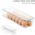 thumbnail image 5 of Sorbus Fridge and Freezer Bins Refrigerator Organizer Stackable Food Storage Containers (Set of 8), 5 of 7