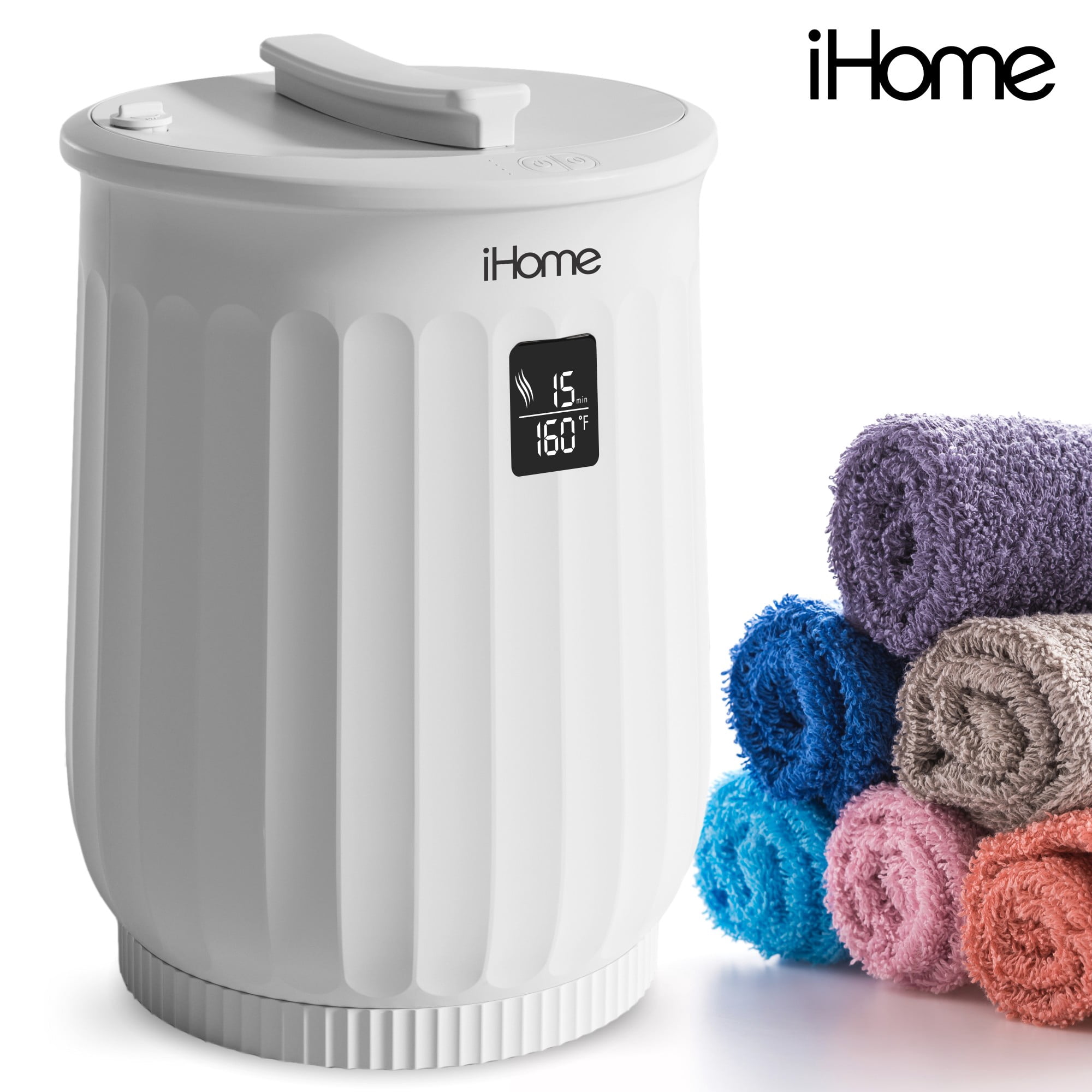 iHome 20L Towel Warmer Bucket with Inner Fragrance Pad Holder 400