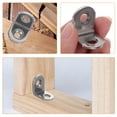 thumbnail image 4 of Miangastore 12pcs L Bracket Stainless Steel Shelf Bracket 90 Degree Wood Shelf Bracket Brace, 4 of 8