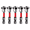 Red, variant on 5-Pack Drywall Screw Setter Bits, 1/4" Hex Shank PH2 Positioning Bits with Depth Stop & Magnetic Tip, 50mm S2 Steel Plasterboard Screwdriver Bits for Sheetrock & Wallboard