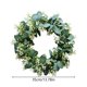 thumbnail image 4 of ddioayh Artificial Wreath For Front Door Decor Indoor Outdoor Garden Wall Party Decoration 13.78 Inch Green Durable, 4 of 4