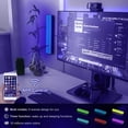 thumbnail image 5 of Éclairage Intelligent d'Ambiance, Alexa Wifi LED Light Bar, Réglable Blanc et RGB Couleur Changeante Lumière de l'Image, Travailler avec Alexa, Google Home, Siri, Commande Vocale et Application, Idéal pour Lampe de Table, Jeux, 5 of 5