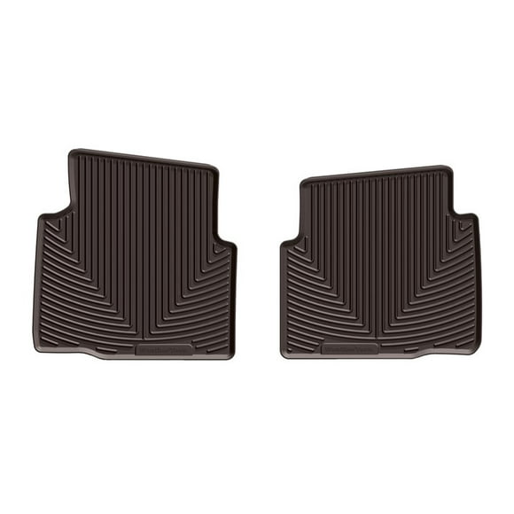 Weathertech Floor Mat W532CO All-Weather; Direct-Fit; Deeply Sculpted Channels; Cocoa; Thermoplastic Elastomer TPE; 2 Piece
