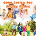 thumbnail image 2 of Paquete de 24 pelotas antiestrés de baloncesto de 2,5 pulgadas, mini pelotas deportivas de espuma para apretar, recuerdo de fiesta temática deportiva, recompensa escolar para niños, alivio de la ansie, 2 of 5