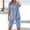 Sky Blue, variant on GILIGEGE Linen Sets for Women 2 Piece Summer Womens Daily Casual Solid Long Sleeve Shirt Tops Pockets Pants Shirt Trousers Set Tracksuit Lounge Matching Sets Beige L