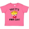 thumbnail image 3 of Inktastic Yay Its Fry Day with Cute French Fries Boys or Girls Toddler T-Shirt, 3 of 5